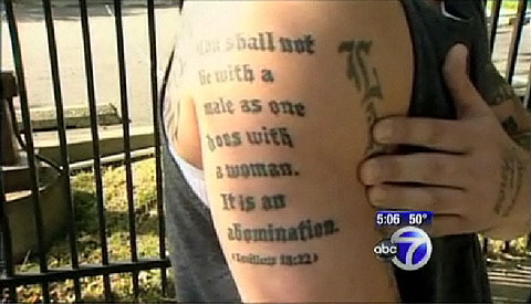  page titled Why is this antigay Leviticus tattoo extra absurd